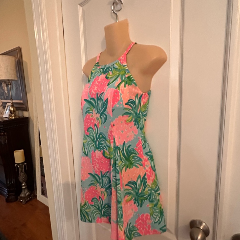 Lilly Pulitzer Fernanda Dress Pineapple Shake - Picture 5 of 15